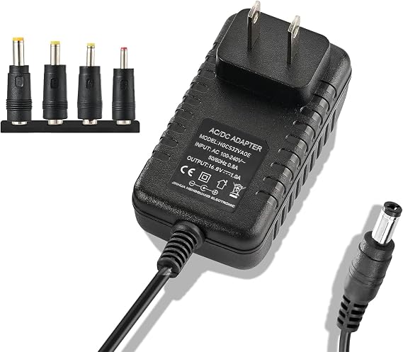 16.8V 1A Massage Gun Charger Replacement 16.8V 0.8A 1A AC DC Power Supply for Massage Gun Power Supply Cord Cable - 59inch/1.5m
