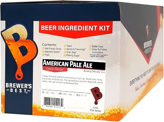 Brewer's Best American Pale Ale Home Brewing Ingredient Kit