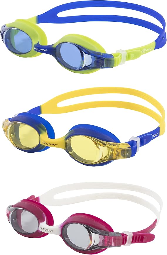 Dolfin Flipper Junior Swimming Goggles - Unisex Swimwear for Teens