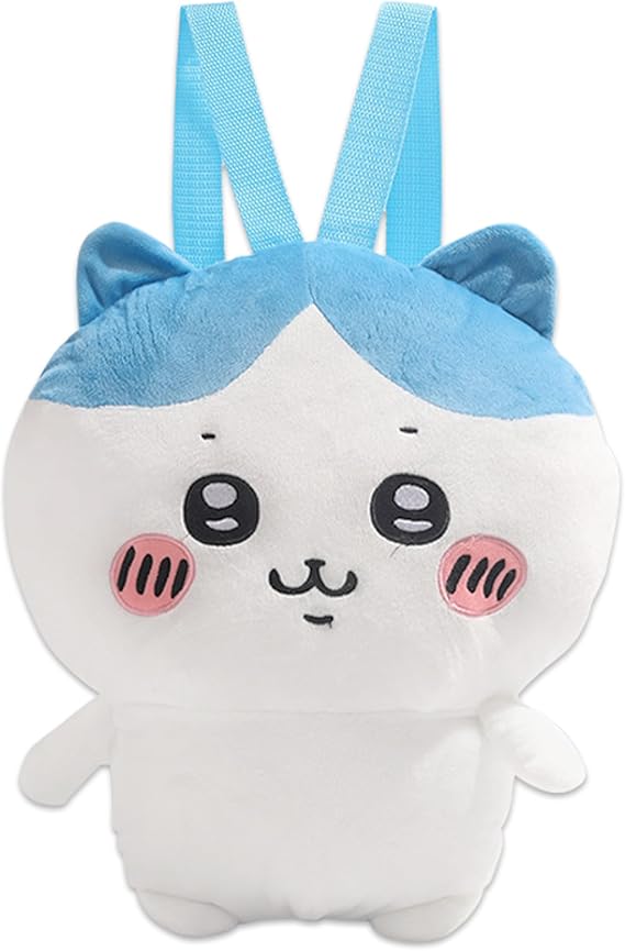Roffatide Anime Cartoon Cute Hachiware Plush Doll Backpack Kawaii Lolita JK Women Bag Birthday Gifts Blue