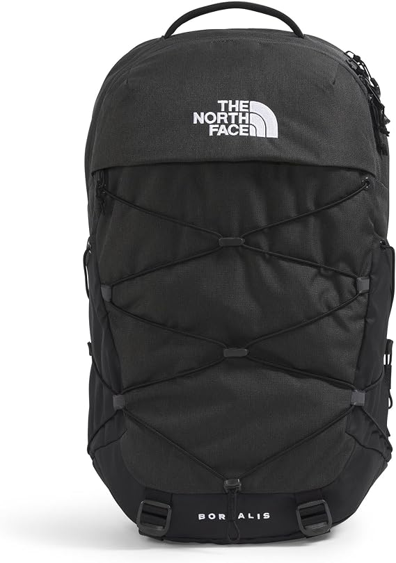 The North Face Borealis Laptop Pack, Asphalt Gy Lt Hth/TNF Blk-NPF, OSFA | Water Repellent, Laptop Sleeve, Large Main Compartment