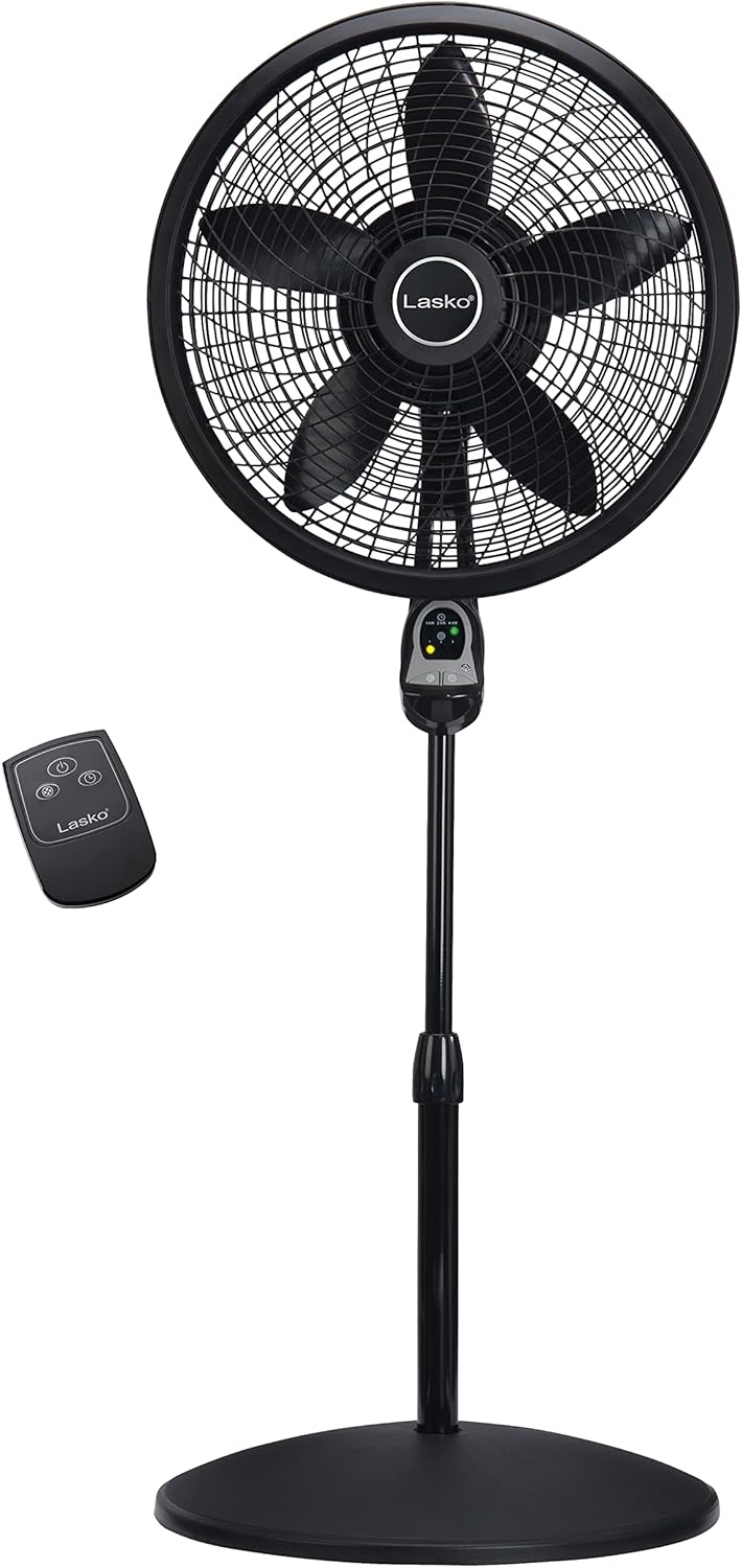Lasko 1843 18″ Remote Control Cyclone Pedestal Fan UK | Ubuy