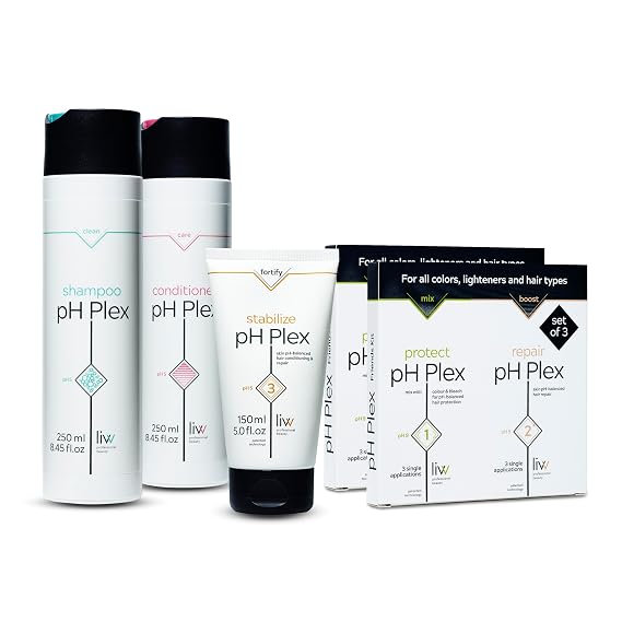 ph Plex Intensive Repair Bundle - Friends Kit, Hair Mask, 250ml Shampoo & Conditioner
