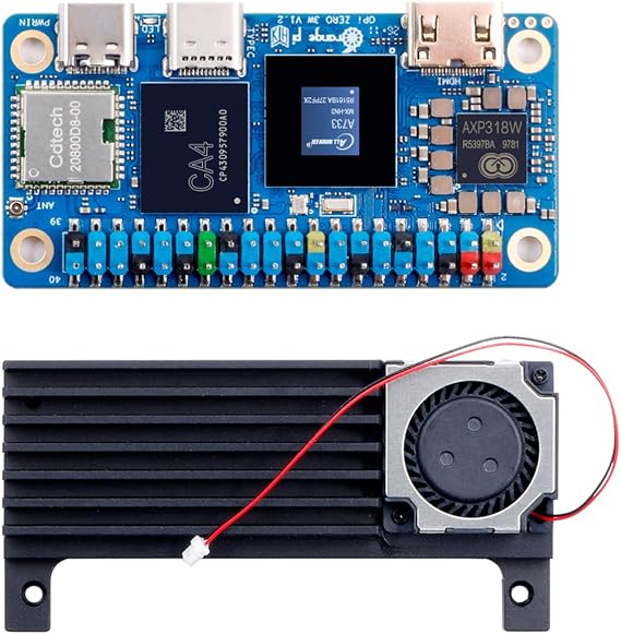 OrangePi Zero3W 4GB LPDDR5 AllWinner A733 Octa-core Single Board Computer with 3 Tops NPU, WiFi 6.0/Bluetooth 5.4, Development Board Run Linux/Debian/Ubuntu/Android(4GB)