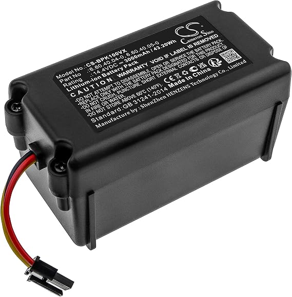 3000mAh Replacement Battery for Sencor SRV 4200 SRV 4250 SRV 6250 SRV 8250 SRV 9200 SRV 9250 PN SRX 1002