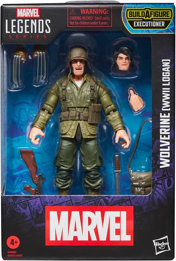 Hasbro Marvel Legends Series Wolverine WWII Logan X-Men Comics 6" Collectible Action Figure G0820 Authentic