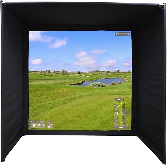 Impact Sports DIY Golf Simulator Enclosure, 8'2'' x 4'11'' x 8'2''