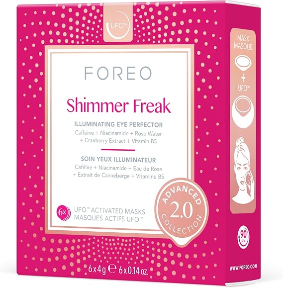 Foreo UFO Shimmer Freak 2.0 6-Piece Active Mask