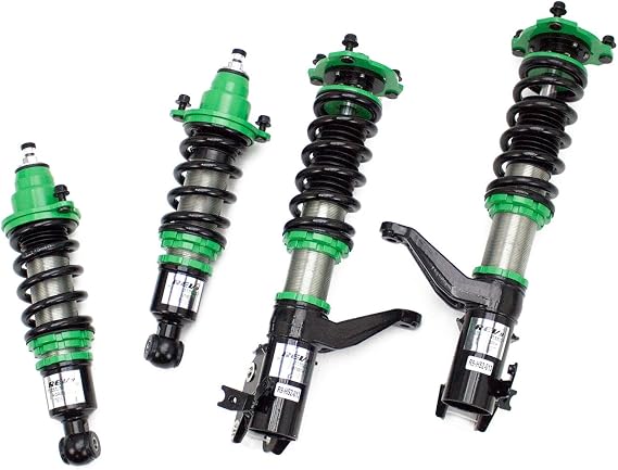 Rev9 R9-HS2-013_1 Hyper-Street II Coilover Suspension Lowering Kit, Mono-Tube Shock w/ 32 Click Rebound Setting, Full Length Adjustable, compatible with Acura RSX (DC5) 2002-06
