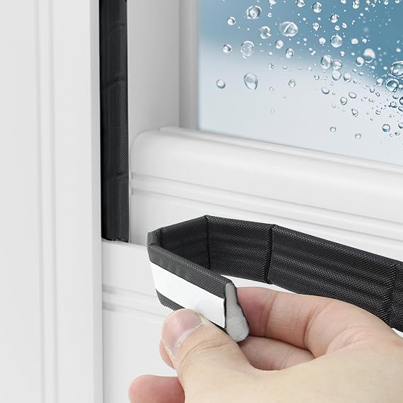118 Inch Weather Stripping Door Seal Black for Door Frame