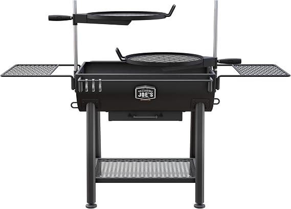 Oklahoma Joe's Firecraft Series Modular Open Fire Barrel Charcoal Grill with 480 sq. in. Cooking Area in Black