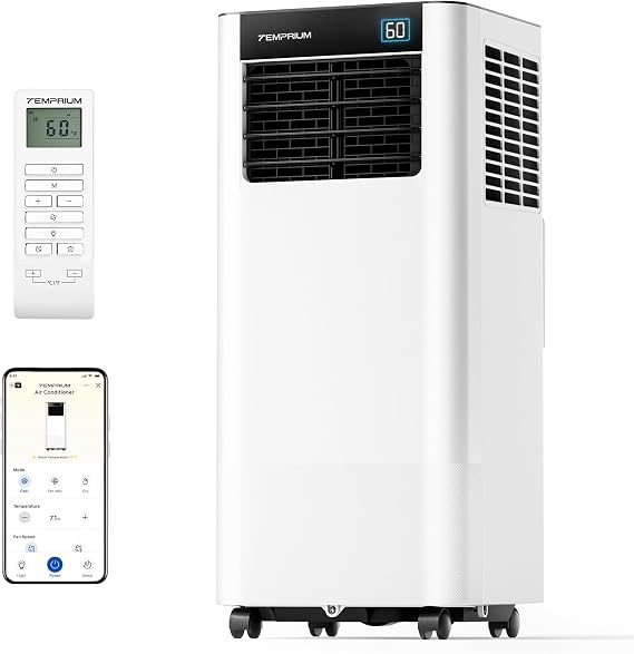 10,000 BTU Portable Air Conditioner with Wifi Enabled