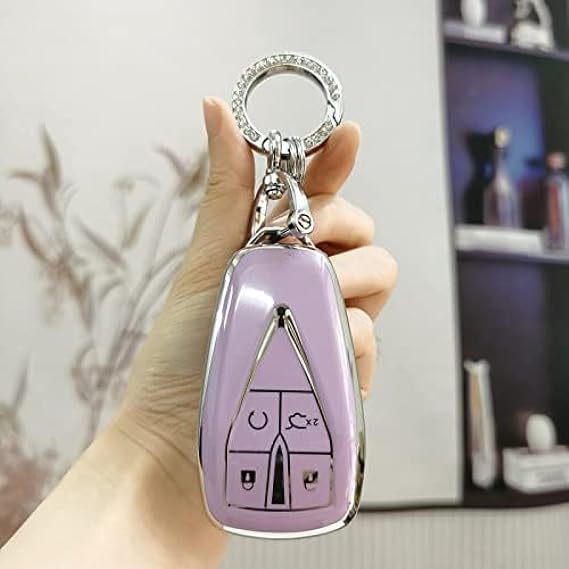 TPU Car Key Case Full Cover Shell, for Changan CS35 Plus CS55 Plus CS75 Plus 2019 2020 Protection Accessories Keychain