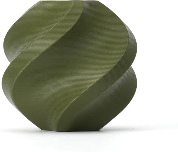 Original 1.75MM PLA Matte Refill Filament High Toughness High Speed &Easy Printing Eco Friendly with RFID for Bambu Lab A1,X1,P1 AMS 1KG +/- 0.03mm (Without Spool) (Dark Green 11501)