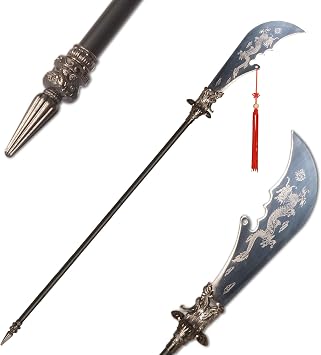 84.96-inch Spring Autumn Broadsword Martial Arts Guan Yu Green Dragon Crescent-Moon Blade Eighteen Weapons Collection Unopened