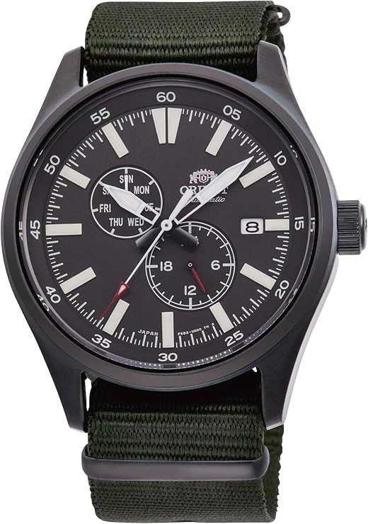 Orient Automatic Watch RA-AK0403N10B, Black, 7020-6smd-42mm, Strap