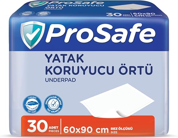 Prosafe Yatak Koruyucu Örtü 60x90cm 30 Adet
