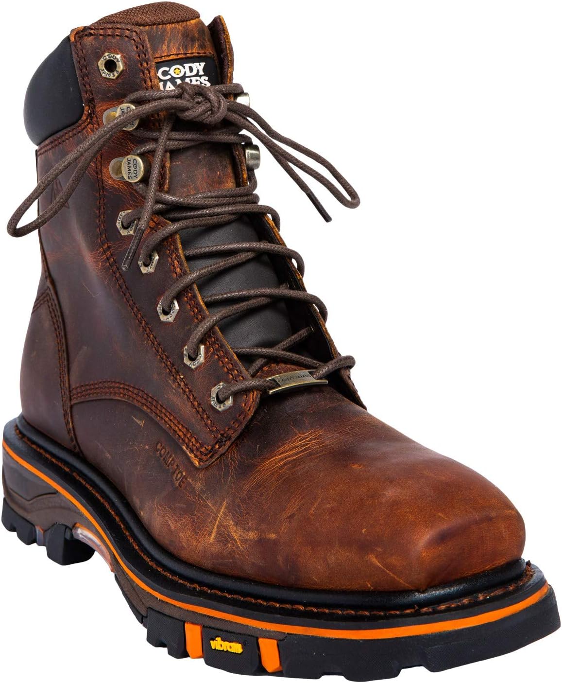 Cody James Mens 8 Decimator Work Boot Nano Composite Toe - Dbl-1-B