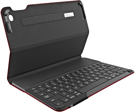 Logitech Canvas Keyboard & Folio Case, Black/Red