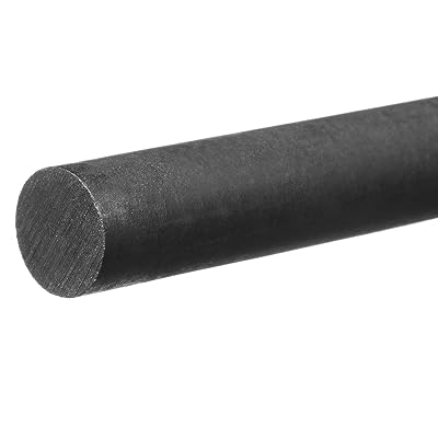 Delrin Acetal Homopolymer Plastic Rod, Black, 14 in Diameter x 3 ft. Long