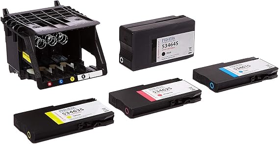 Primera Technology LX2000 Replacement Print Head with CMYK Setup Cartridges (53467),Printhead With Set up Cartridges