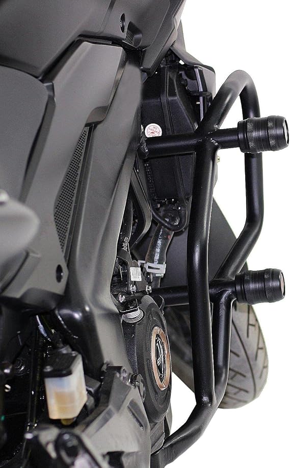 GP Kompozit Engine Guard Crash Bar Protection Black Compatible for Bajaj Dominar 250 / Dominar 400 2020-2024