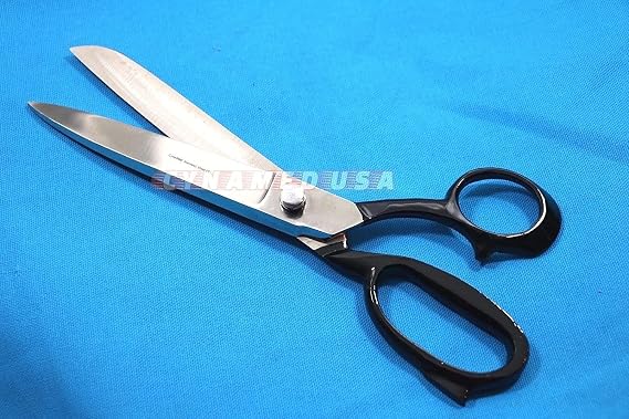 Premium Professional 12-Inch Heavy Duty Fabric Scissors Industrial Strength Stainless Steel Tailor Shears for Leather, Sewing, Dressmaking, Home, Office, and Artistic Use