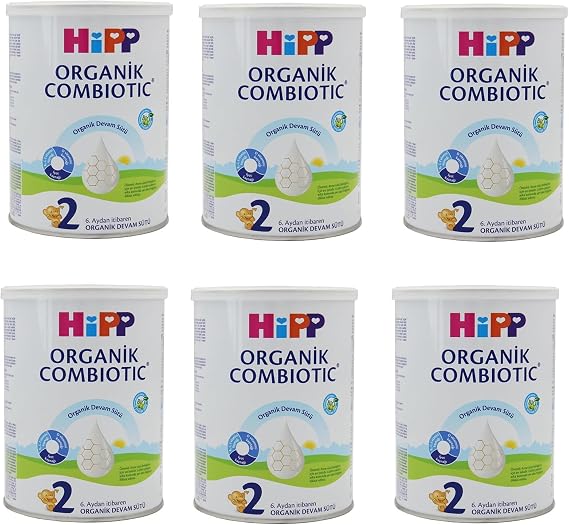 Hipp 2 Organic Combiotic Continuation Milk 350 gr 6 Pieces