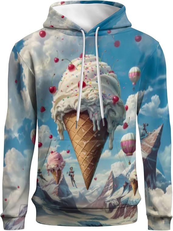 3D Printed Hoodie High Definition Graphic Comfortable and Stylish Unisex Breathable Fabrics Ideal for Casual Wear