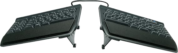KINESIS Freestyle2 USB-A Ergonomic Keyboard w/ VIP3 Lifters for PC (9" Separation) (KB820PB-US)