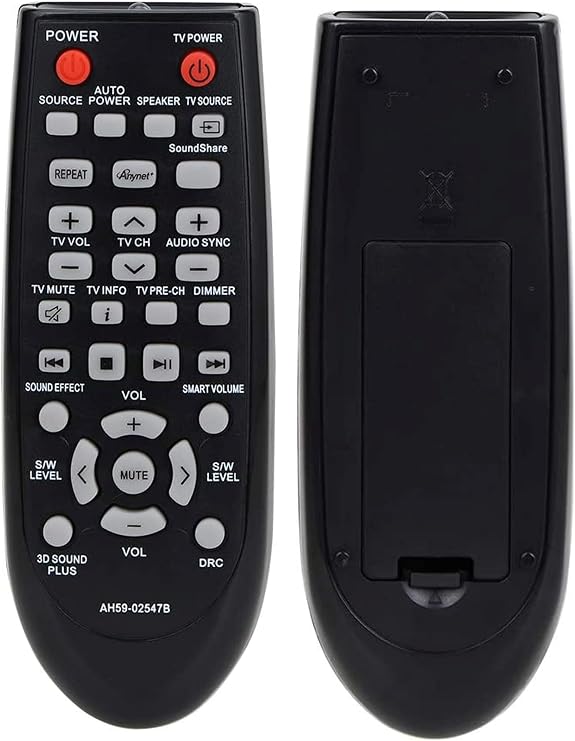 Remote Control Compatible with Samsung HW-D350/ZF HW-D450/XU HW-D550 HW-E350 HW-E450/ZAZZ01 HW-F355/ZA HW-F551 HW-H550 Home Theater Sound Bar System