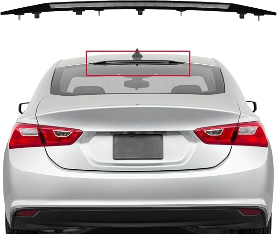 Third Brake Light fit for Chevy Malibu 3rd Brake Light Assembly | Compatible with Chevrolet Malibu 2016 2017 2018 2019 2020 2021 2022 2023 2024 2025 High Mount Brake Stop Light Lamp 42795725