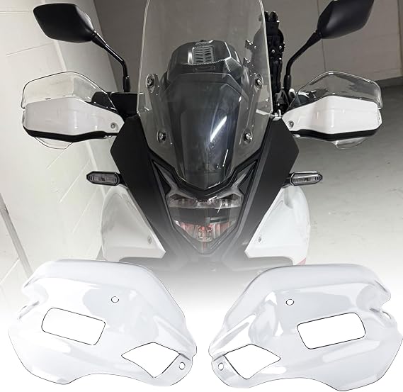 オートバイハンドガードプロテクターウィンドシールド 適用ホンダTransalp XL750 Transalp 750 カスタム部品2023-2026ハンドシールドプロテクターフロントガラスハンドガードエクステンション 透明延長
