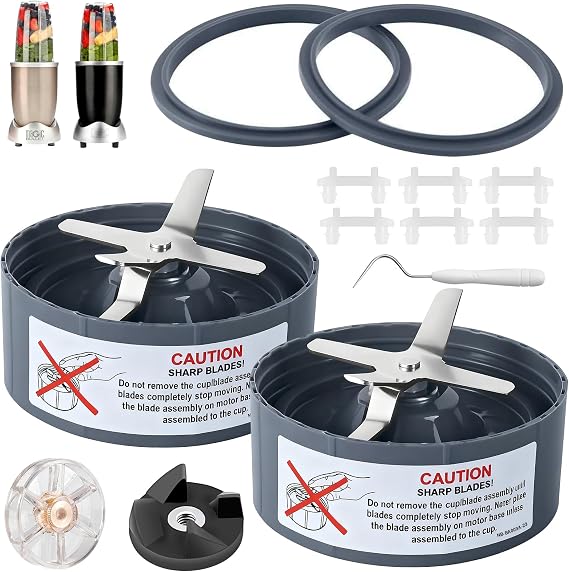2-Pack Replacement Extractor Blade Set for NutriBullet 600w/ 900w Pro