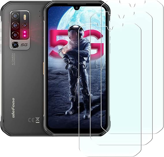 Screen Protector for Ulefone Armor 11 5G [3 Pack], Easy to Install, HD Anti-Scratch Anti-Fingerprint No-Bubble Tempered Glass Screen Protector, Compatible with Ulefone Armor 11 5G