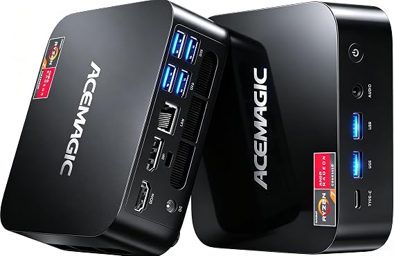 ACEMAGIC K1 Gaming Mini PC Ryzen 7 7730U 16GB 512GB SSD Windows 11 Pro