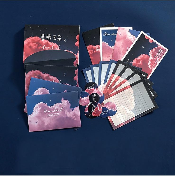 GUGUK Rose Cloud Mektup Seti