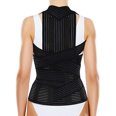 ORTONYX TLSO Full Back Support Brace with Removable Dorso-Lumbar Pad
