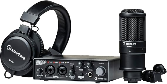 Steinberg UR22C USB 3.0 Studio Bundle with with Cubase AI and Cubasis LE