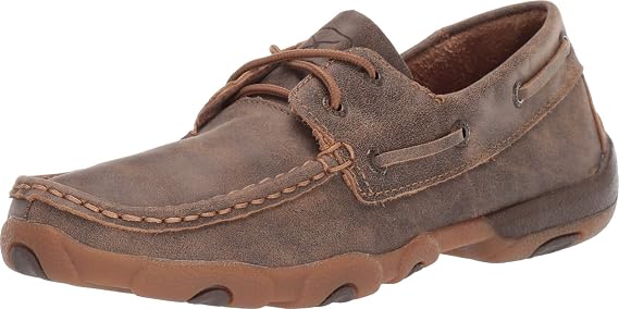 Twisted X Womens Boat Shoe Driving Moc