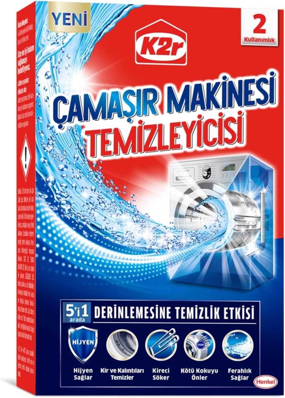 K2r 5 in 1 Washing Machine Cleaner 2 Reusable 1 x 163 g