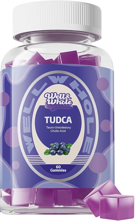 Bile Salts Supplement, Gummies with TUDCA 1000mg & Milk Thistle 500mg