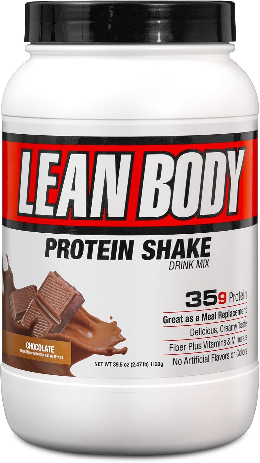 Lean Body Shake Strawberry Ice Cream 2.4 Pound Chocolate Ice Cream