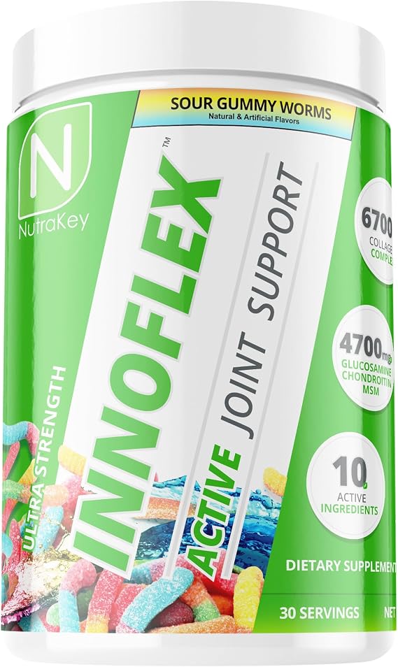 NutraKey Innoflex Glucosamine with Chondroitin, Msm, Hyaluronic Acid and Collagen