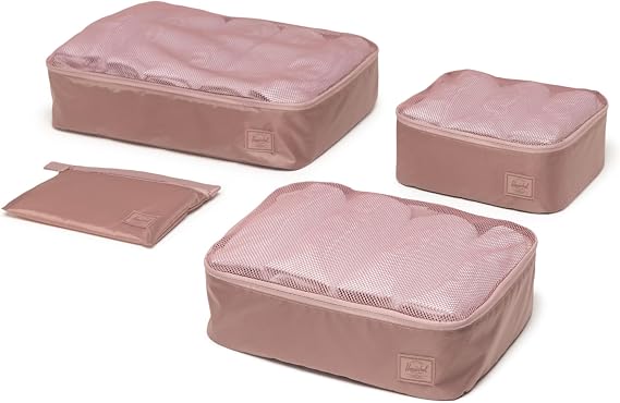 Herschel Supply Co. Kyoto Packing Cubes, Ash Rose Tonal