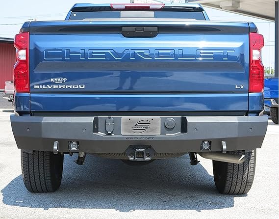 SteelCraft 76-20490 - Fortis Full Width Textured Black Rear HD Bumper
