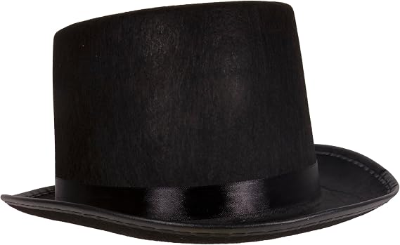 Kangaroo Black Top Hat for Men & Women Men's Hat Adult for Costume