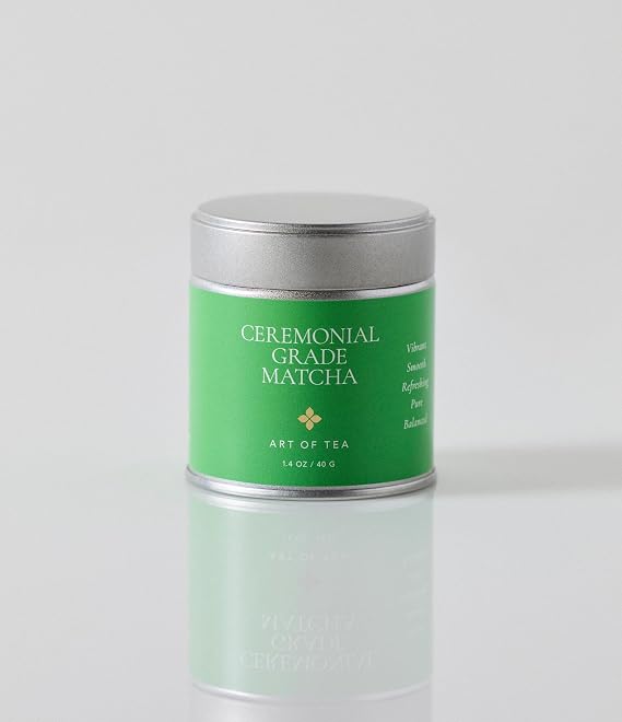 Art of Tea | Matcha Powder | 1.4oz Organic Ceremonial Matcha Powder Tin