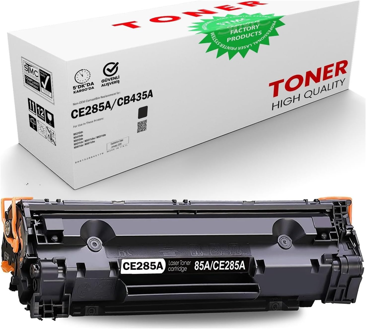 Tkz Lunatic HP Laserjet Compatible CE285A WBP1100P1102P1102WP1104M1132 2000 Page Capacity Equivalent Toner