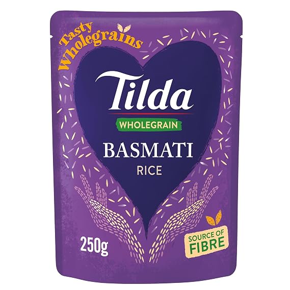 Tilda Steamed Basmati Brown 250g